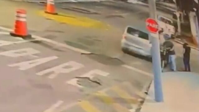 Vídeo: Câmeras de segurança flagram atropelamento no centro de Catalão