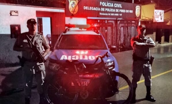 Adolescente de 12 anos é apreendido por furto de bicicleta em Pires do Rio
