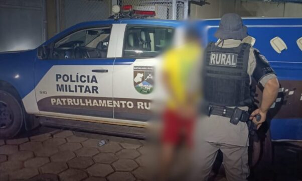 Foragido da justiça é recapturado na zona rural de Catalão pelo Batalhão Rural