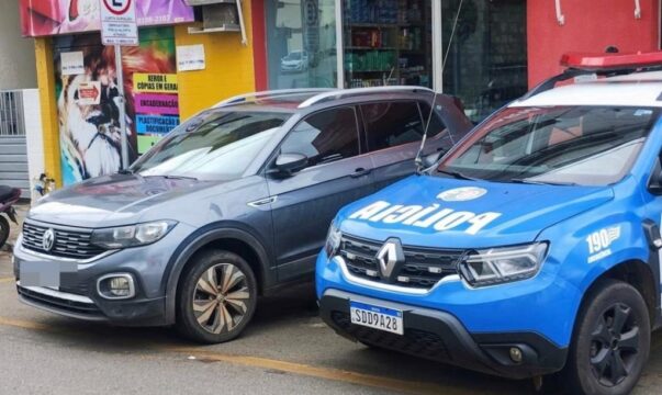 PM recupera veículo furtado e apresenta suspeito na Central de Flagrantes em Catalão