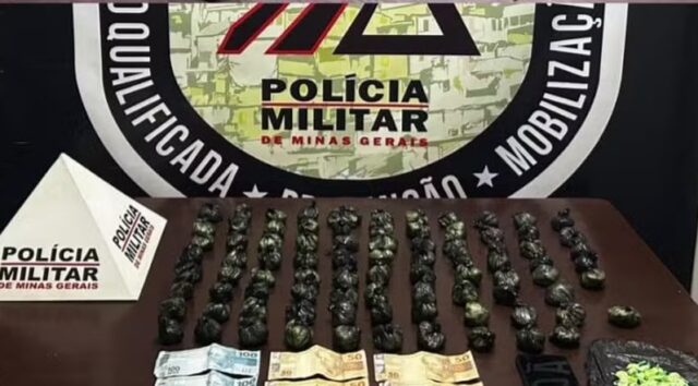 Homem é preso com mais de 2 mil papelotes de cocaína em Uberlândia