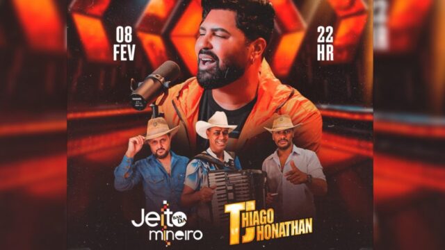 Thiago Jhonathan agita Catalão com show no Fogão de Lenha neste sábado