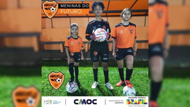 Projeto "Meninas do Futuro" incentiva futebol feminino para crianças e adolescentes em Catalão