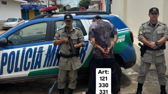 Foragido da justiça é preso no setor Aeroporto, em Orizona