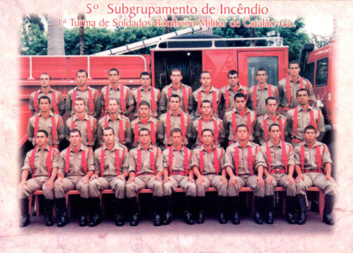 Bombeiros formados em Catalão celebram 25 anos da primeira turma