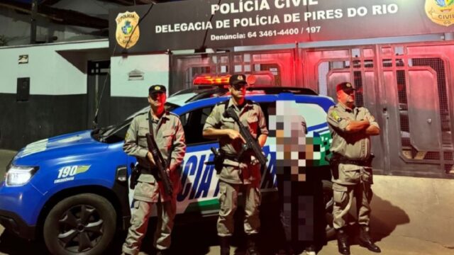 Homem é preso por embriaguez ao volante em Pires do Rio após cair duas vezes ao tentar conduzir motocicleta