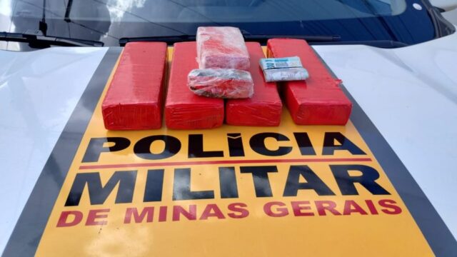 Homem é preso por tráfico de drogas após perseguição na MG-190, em Monte Carmelo