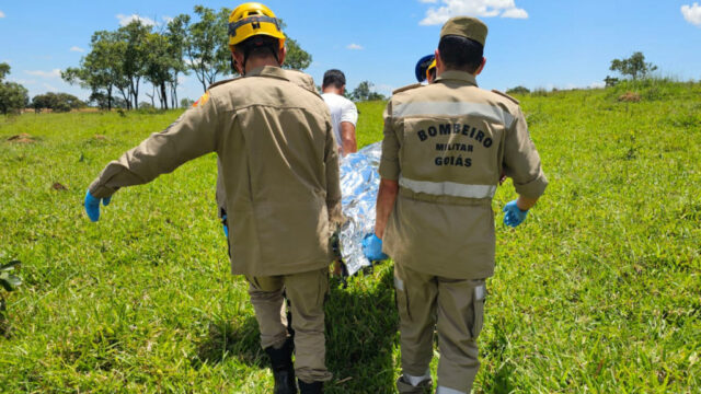 Trabalhador fica gravemente ferido após sofrer choque elétrico enquanto fazia manutenção em rede de internet na zona rural de Catalão