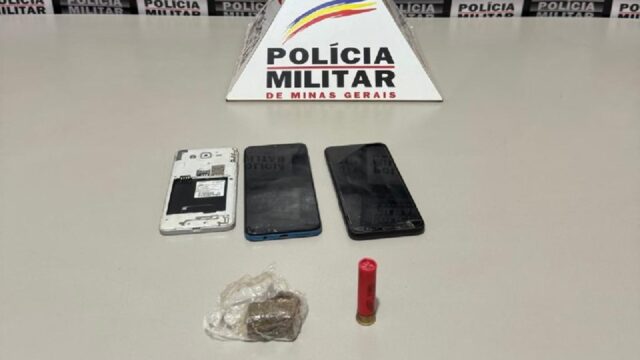 PM apreende droga e munição durante Operação Força Total em Monte Carmelo