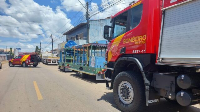 Incêndio atinge residência em Catalão; bombeiros controlam as chamas