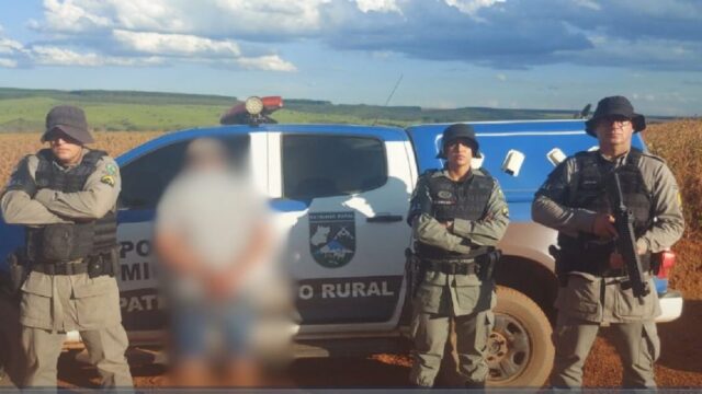 Homem é preso em flagrante suspeito de feminicídio na zona rural de Cristalina