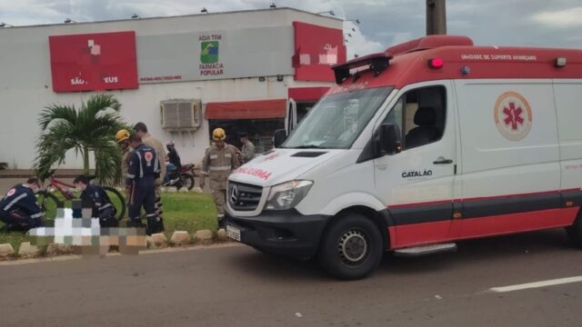 Homem passa mal e morre enquanto andava de bicicleta em avenida de Catalão