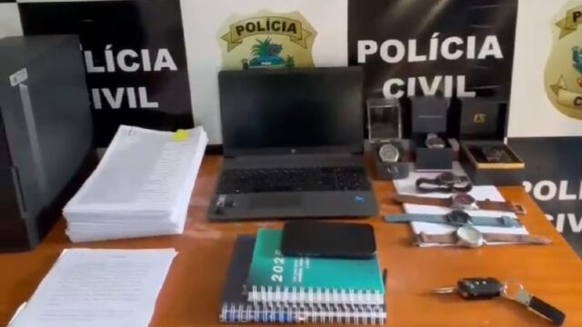 Servidor da Prefeitura de Goiandira é preso por suspeita de desvio de R$ 500 mil; carro e relógios são apreendidos