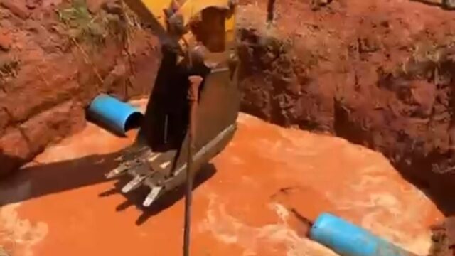 Manutenção emergencial em rede de água causa interrupção temporária no abastecimento em Catalão