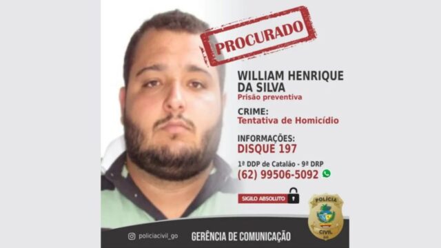 Polícia Civil procura suspeito de tentativa de homicídio por atropelamento em Catalão