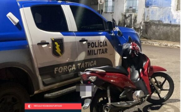 Força Tática do 18º BPM recupera motocicleta furtada e prende suspeito em Catalão