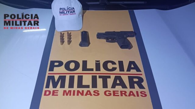 Homem é preso por porte ilegal de arma de fogo na MG-223, em Araguari