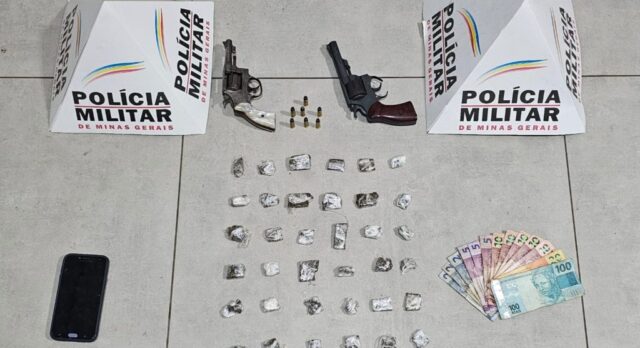 Operação da PM prende suspeito de tráfico e posse ilegal de armas em Araguari