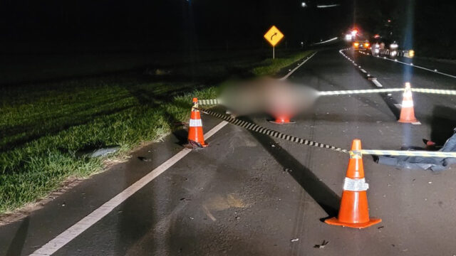 Motociclista morre após bater em vaca que atravessava pista do Anel Viário Sul em Uberlândia