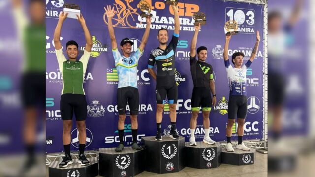 Ciclistas de Catalão conquistam pódios no GP Goianira de Mountain Bike