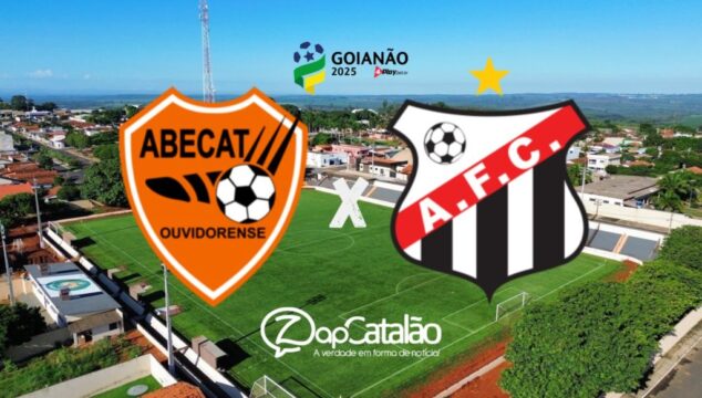 Abecat Ouvidorense e Anápolis se enfrentam neste sábado pelas quartas de final do Goianão 2025