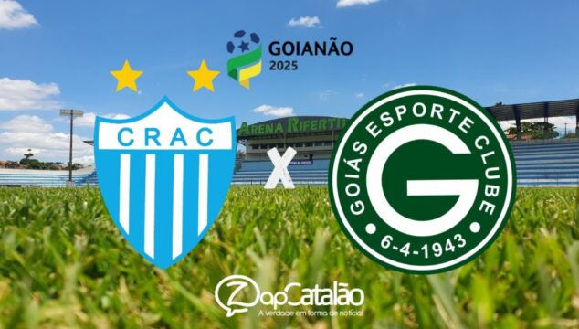 Crac enfrenta o Goiás neste domingo (2) na Arena Rifertil em jogo decisivo pelas quartas de final do Goianão 2025