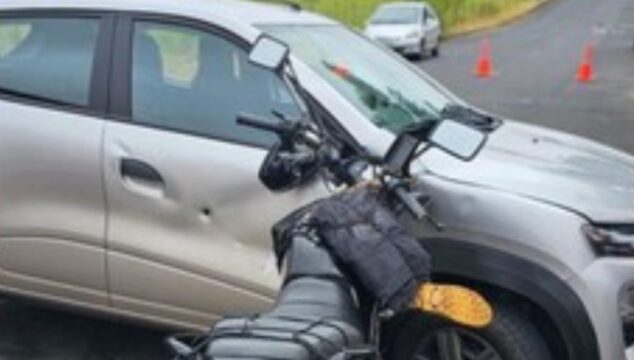 Acidente entre carro e moto deixa vítima em estado grave no Bairro Granada em Uberlândia