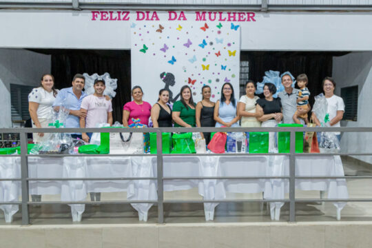 Mulheres são homenageadas em evento da Prefeitura de Davinópolis pelo Dia Internacional da Mulher