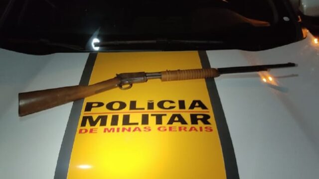 Homem é preso por porte ilegal de munições e posse irregular de arma de fogo em Coromandel