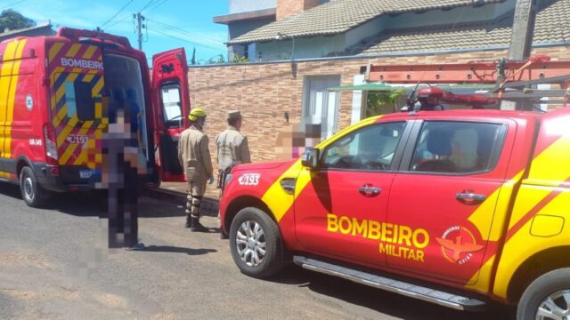 Homem fica ferido após ser prensado por caminhonete enquanto fazia manutenção em Ouvidor