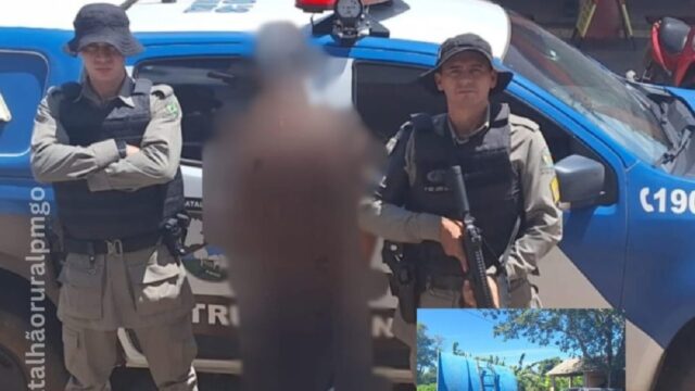 Homem é preso por furto em propriedade rural de Cristianópolis, e objetos são recuperados