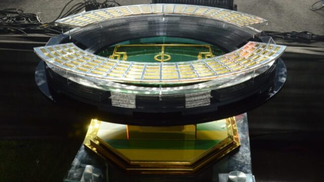 Troféu do Goianão 2025 tem formato do Serra Dourada