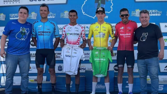 Raphael Mesquita garante camisa de melhor goiano na 1ª etapa da Volta Ciclística de Goiás