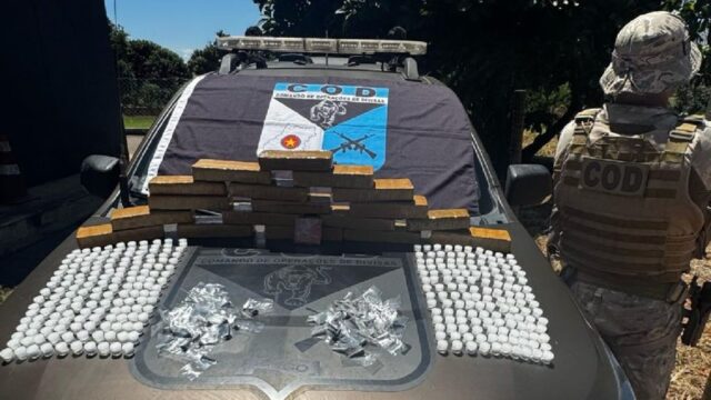 Polícia intercepta carga de drogas avaliada em R$ 105 mil na região de Catalão