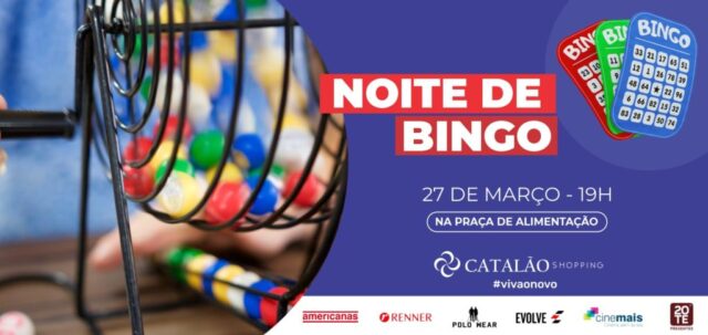 Catalão Shopping promove a Noite do Bingo neste dia 27 de março!