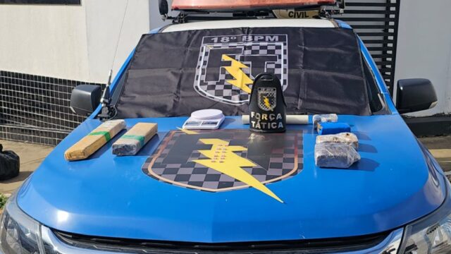 Polícia Militar prende homem com 4 kg de drogas e 12 comprimidos de ecstasy em Catalão