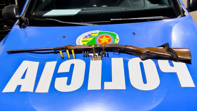 Homem é preso por violência doméstica e posse ilegal de arma na zona rural de Catalão