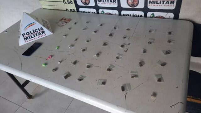 Homem é preso por tráfico de drogas durante operação da PM em Uberlândia