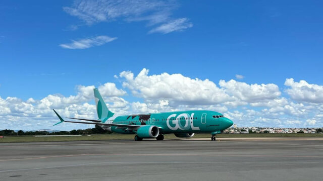GOL opera primeiro voo com Boeing 737 MAX 8 para Caldas Novas