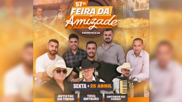 Está chegando o grande dia: Davinópolis se prepara para a 57ª edição da tradicional Feira da Amizade nesta sexta-feira (25)