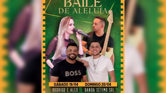 Anhanguera realiza Baile de Aleluia com dois dias de shows na Praça do Lago