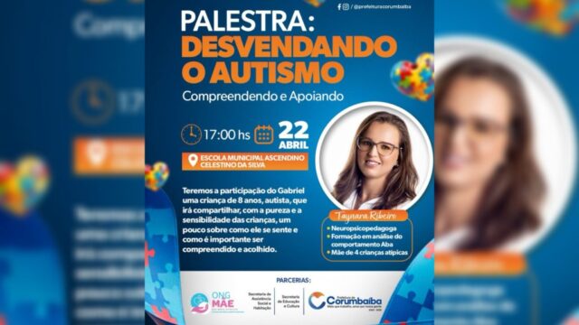Palestra em Corumbaíba aborda o autismo com foco em compreensão e acolhimento