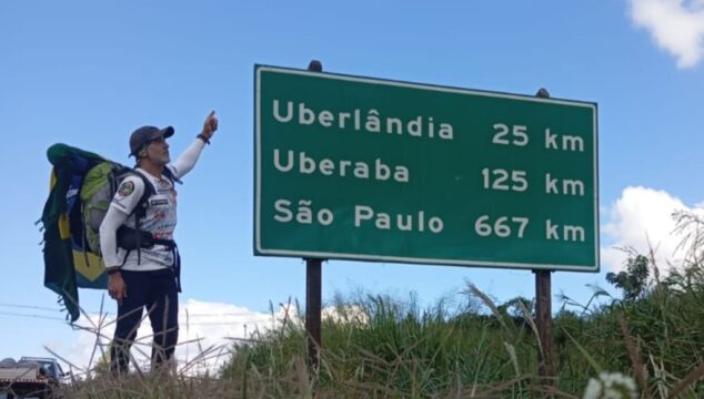Marcelo Garcia, atleta de Catalão, volta às corridas e parte a pé rumo a Aparecida do Norte e Rio de Janeiro: "Serão 1.200 km de fé e superação"