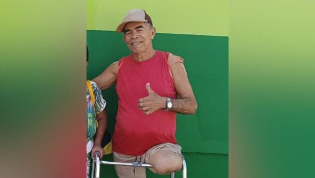 Campanha busca arrecadar R$ 42 mil para prótese de Manoel Genezio, de 67 anos, em processo de reabilitação; veja como ajudar