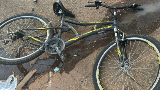 Criança é atropelada por veículo enquanto andava de bicicleta na Vila União, em Catalão