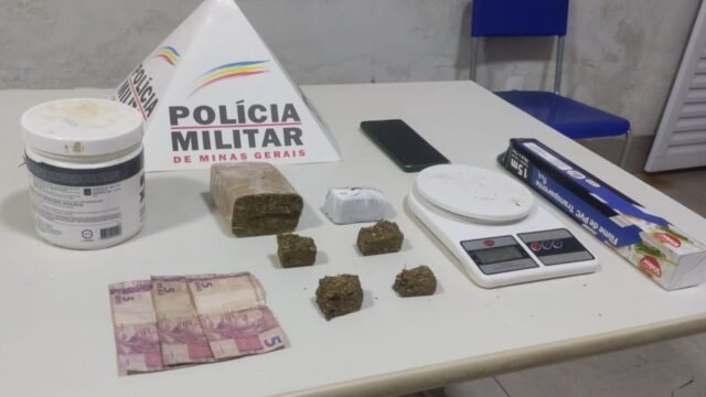 Homem de 34 anos é preso por tráfico de drogas no bairro Monte Moriá, em Araguari