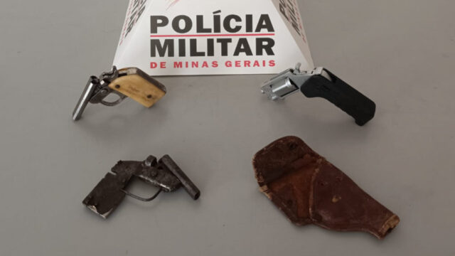 Homem de 45 anos é preso por posse ilegal de armas de fogo em Tupaciguara