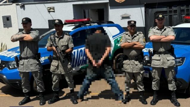 Homem é preso em flagrante após tentar furtar supermercado em Pires do Rio; ele confessou que vendia produtos a caminhoneiros para comprar drogas