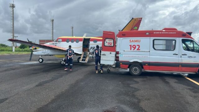 Mulher de 62 anos com suspeita de infarto é transferida de Uruaçu para Hospital Nasr Faiad em Catalão
