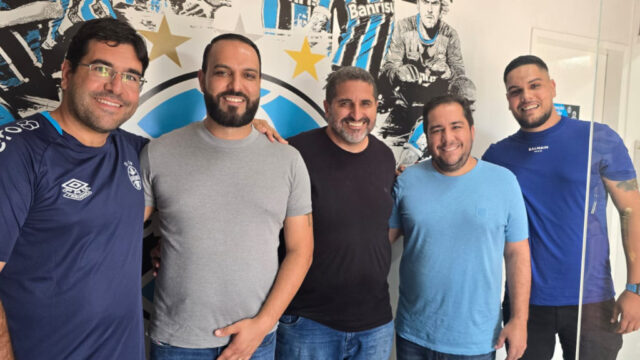 Diretoria da Abecat Ouvidorense visita CT do Grêmio em busca de parcerias para a temporada 2026